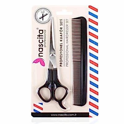 NASCITA PROFESYONEL KUAFÖR SETİ (MAKAS-TARAK) NASKUAFSET02