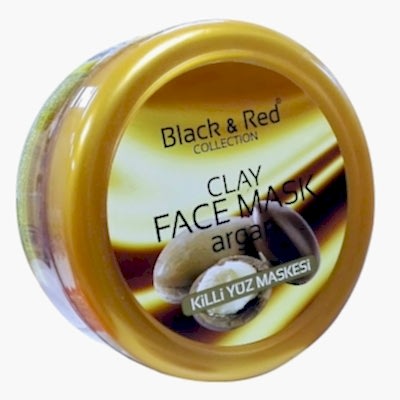 BLACK RED YÜZ KİL MASKESİ 400ML. ARGAN YAĞLI
