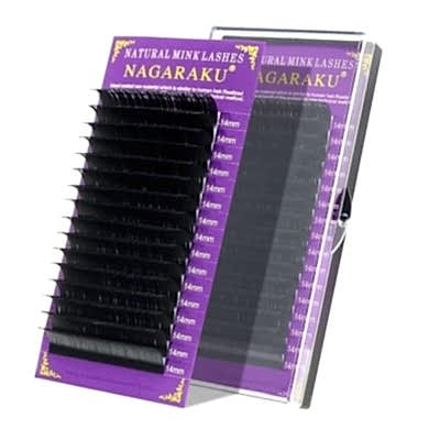 NAGARAKU 0.07-D-12MM İPEK KİRPİK PLST. KUTU