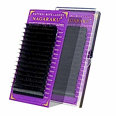 NAGARAKU 0.07-D-14MM İPEK KİRPİK PLST. KUTU