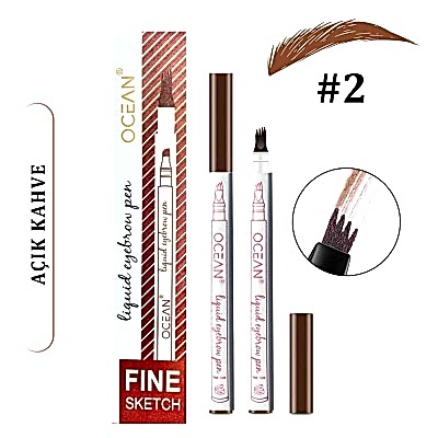 OCEAN FIRÇALI KAŞ EYELİNER 04 SİYAH