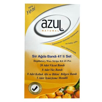 AZUL SİR AĞDA BANDI NATUREL 41 PARÇA PORTAKALLI