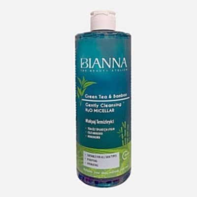 BIANNA YEŞİL ÇAY & BAMBU MAKYAJ TEMİZLEME H2O MICELLAR 400ML