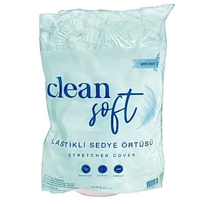 CLEAN SOFT LASTİKLİ SEDYE ÖRTÜSÜ AKORDEON 50 Lİ
