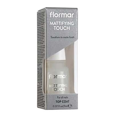 FLORMAR MATTIFYING TOUCH TOP COAT 11ML.