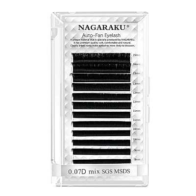 NAGARAKU İPEK KİRPİK ÇEK-BIRAK 0.07 D MİX