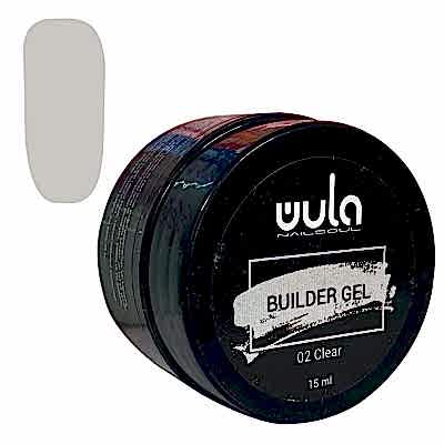 WULA BUİLDER GEL 15ML 02 CLEAR
