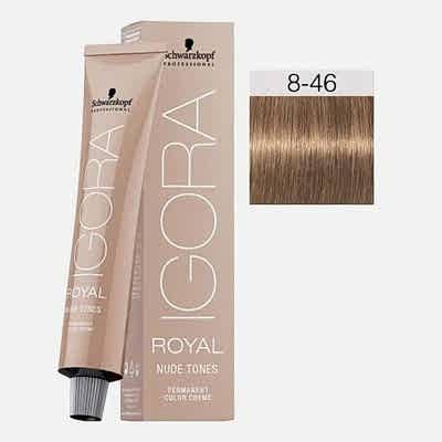 İGORA ROYAL SAÇ BOYASI 60 ML 8.46 AÇIK KUMRAL-BEJ ÇİKOLATA