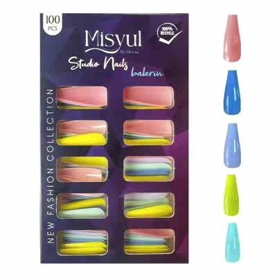MİSYUL TAKMA TIRNAK 100LÜ BALERİN MİS-2231