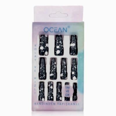 OCEAN KENDİNDEN YAPIŞKANLI TAKMA TIRNAK 12Lİ ASU-775