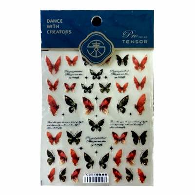 OCUS TIRNAK STİCKER KELEBEK TS-2031