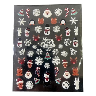 OCUS KABARTMA TIRNAK STİCKER KAR 5D-0040