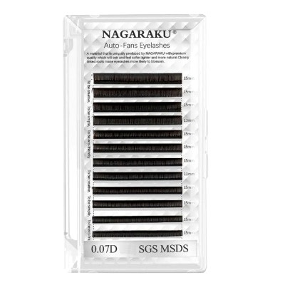 NAGARAKU İPEK KİRPİK ÇEK-BIRAK  0.07 C 15mm