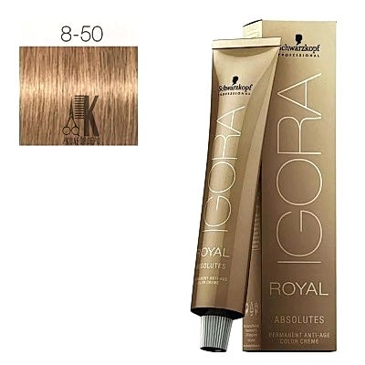 İGORA ROYAL SAÇ BOYASI 60 ML 8.50 AÇIK KUMRAL-DOĞAL ALTIN