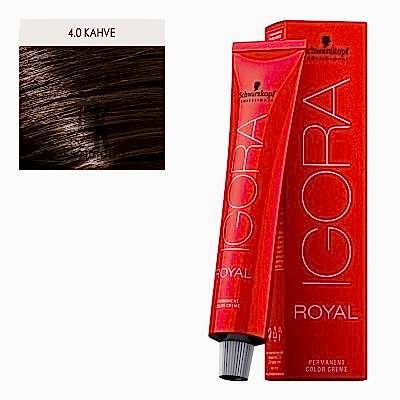 İGORA ROYAL SAÇ BOYASI 60 ML 4.0 KAHVE