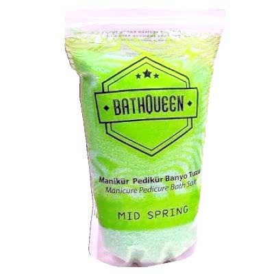 BATHQUEEN MANİKÜR-PEDİKÜR VE BANYO TUZU MID SPRING 1000GR