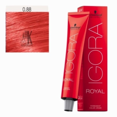 İGORA ROYAL SAÇ BOYASI 60 ML 0.88 KIZIL YOĞUNLAŞTIRICI