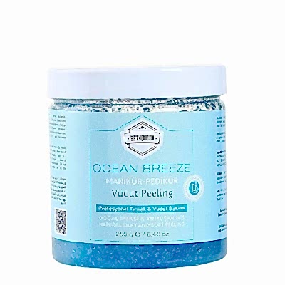 BATHQUEEN MANİKÜR-PEDİKÜR VE VÜCUT PEELİNG OCEAN BREEZE 250GR