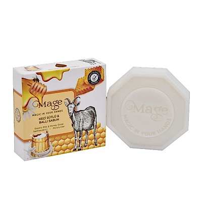 MAGE DOĞAL KEÇİ SÜTLÜ & BALLI SABUNU 100G.