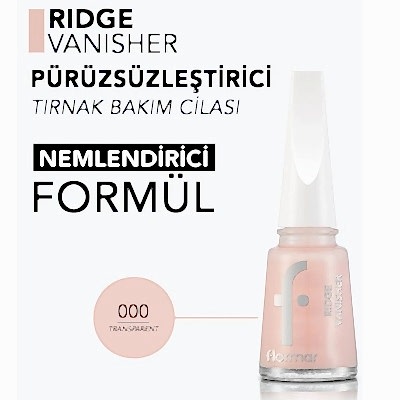 FLORMAR RIDGE VANISHER 11ML. PÜRÜZSÜZLEŞTİRİCİ TIRNAK CİLASI