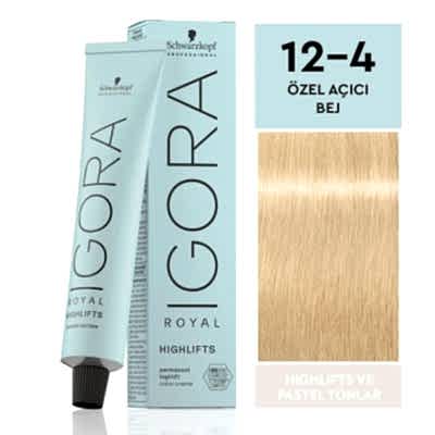 İGORA ROYAL SAÇ BOYASI 60 ML 12.4