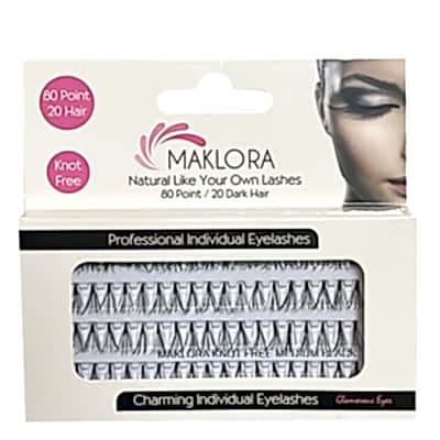 MAKLORA 80Lİ KİRPİK DİPSİZ KNOT FREE MEDIUM