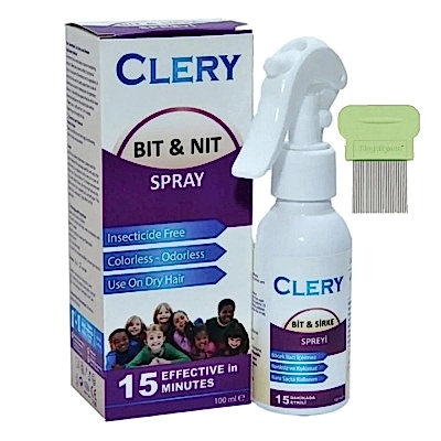 CLERY BiT & SİRKE SPREYİ 100ML METAL TARAK HEDİYELİ