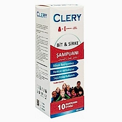 CLERY BiT & SİRKE ŞAMPUANI 100ML METAL TARAK HEDİYELİ