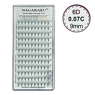 NAGARAKU 0.07-C-9 6D HAZIR DEMET İPEK KİRPİK
