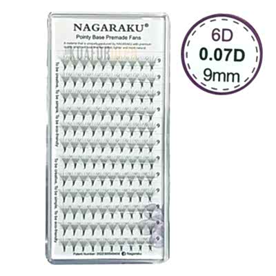 NAGARAKU 0.07-D-9 6D HAZIR DEMET İPEK KİRPİK