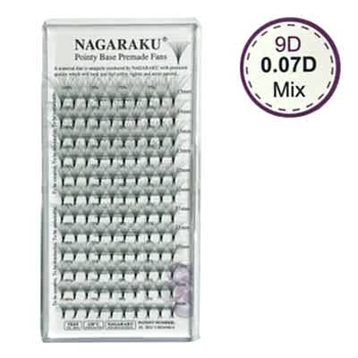 NAGARAKU 0.07-D-MİX 9D HAZIR DEMET İPEK KİRPİK