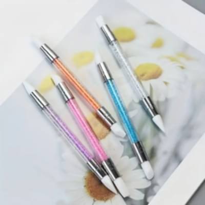 NAİL ART 5 Lİ ÇİFT TARAFLI SİLİKON FIRÇA SETİ