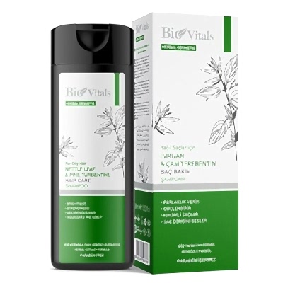 BİOVİTALS ISIRGAN & ÇAM TEREBENTİN ŞAMPUAN 400ML.