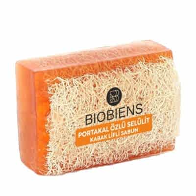 BIOBIENS PORTAKALLI LİFLİ SABUN 110GR.