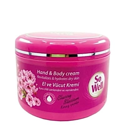SO WELL EL VE VÜCUT KREMİ 250ML. KİRAZ ÇİÇEĞİ