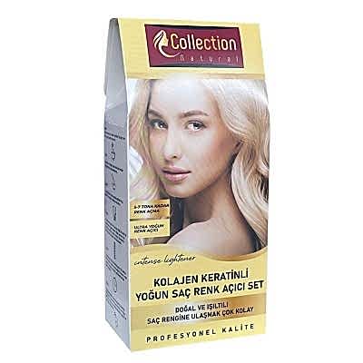 COLLECTION NATUREL SAÇ AÇICI  25GR.AÇICI + 2 ADET 40 VOLÜM OKSİDAN 30GR.