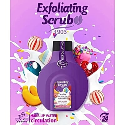 WOKALİ CANDY FANTASY GEL SCRUB YÜZ & VÜCUT MASKE 500ML. WKL818