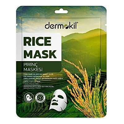 DERMOKİL KAĞIT MASKE 20GR. PİRiNÇ - LEKELİ CİLTLER İÇİN