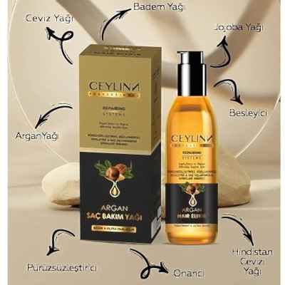 CEYLINN ARGAN SAÇ BAKIM YAĞI 125ML. BAKIM & UTRA PARLAKLIK