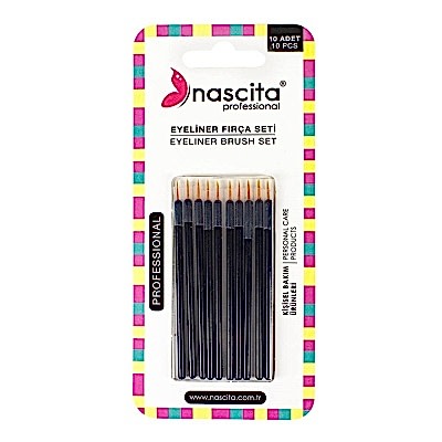 NASCITA PRO EYELİNER FIRÇASI 10 LU  NASEYEFR0007