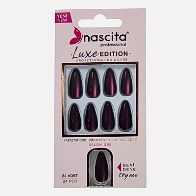 NASCITA LUXE EDITION KEDİ GÖZÜ TAKMA TIRNAK 24 LÜ NASNAIL00241