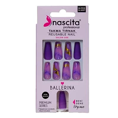 NASCITA RENKLİ TAKMA TIRNAK BALLERINA 24 LÜ NASNAIL00189