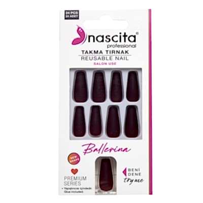 NASCITA RENKLİ TAKMA TIRNAK BALLERINA 24 LÜ NASNAIL00154