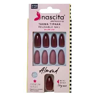 NASCITA RENKLİ TAKMA TIRNAK ALMOND 24 LÜ NASNAIL00151