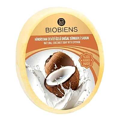 BIOBIENS HİNDİSTANCEVİZİ SÜNGERLİ SABUN 130GR.