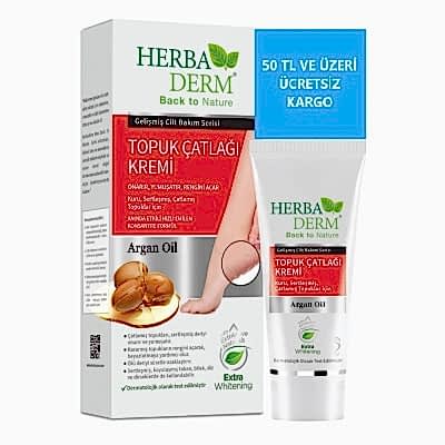 HERBADERM TOPUK BAKIM KREMİ 60ML. ARGAN YAĞLI
