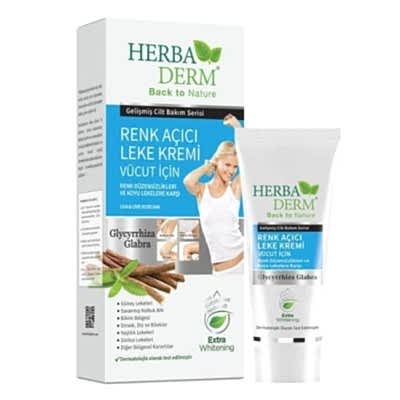 HERBADERM RENK AÇICI LEKE KREMİ 60ML. VÜCUT İÇİN
