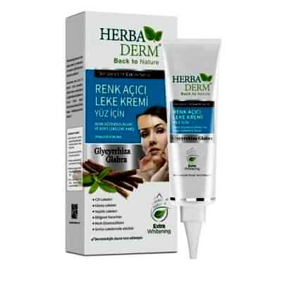 HERBADERM RENK AÇICI LEKE KREMİ 55ML. YÜZ İÇİN.