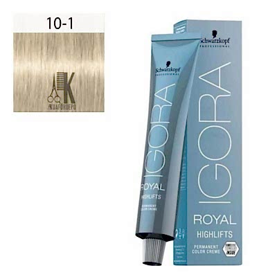 İGORA ROYAL HIGHLIFT SAÇ BOYASI 60 ML 10.1 ULTRA SARI KÜLLÜ