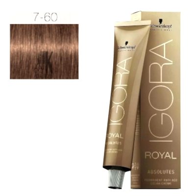 İGORA ROYAL SAÇ BOYASI 60 ML 7.60 KUMRAL-DOĞAL ÇİKOLATA